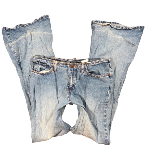 Jordache Denim - Rare Y2K Low Rise Vintage Jordache  Flare Jeans Wide Leg